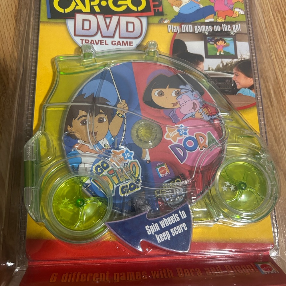 Dora and Diego DVD Travel Game Car Go